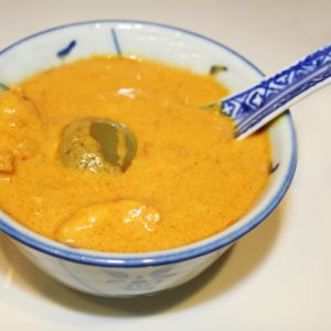 Curry jaune thailandais au poulet